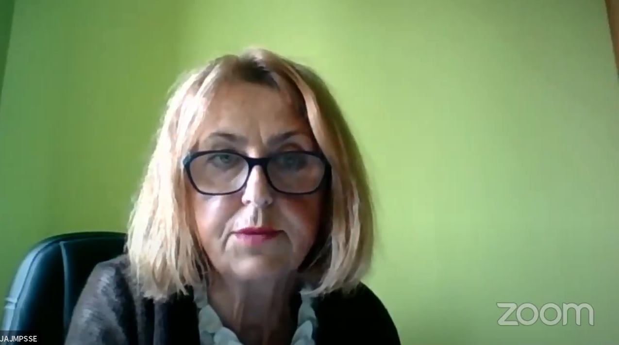 Krystyna Wagner. fot screen z: Youtube/Starostwo Powiatowe w Kartuzach